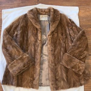 AUTHENTIC VINTAGE IRVING MID LENGTH FUR COAT